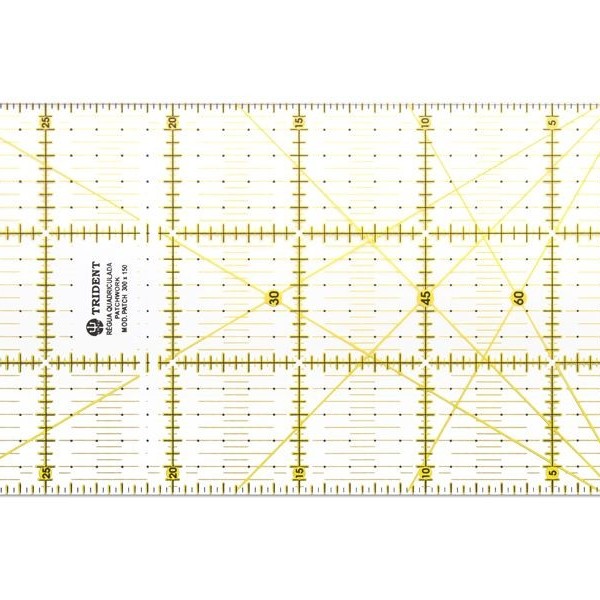 Régua para Patchwork Quadriculada 60cm - CB® ATACADO